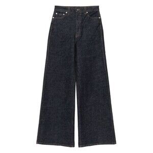 Khaite High-Waisted Wide Leg Jeans - NWT